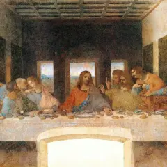 Ostatnia Wieczerza w Mediolanie. Leonardo da Vinci uchwycił emocje apostołów w kluczowym momencie.