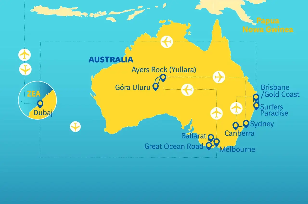 Gdzie leżą miasta Australii i które wybrać na pierwszy wyjazd?