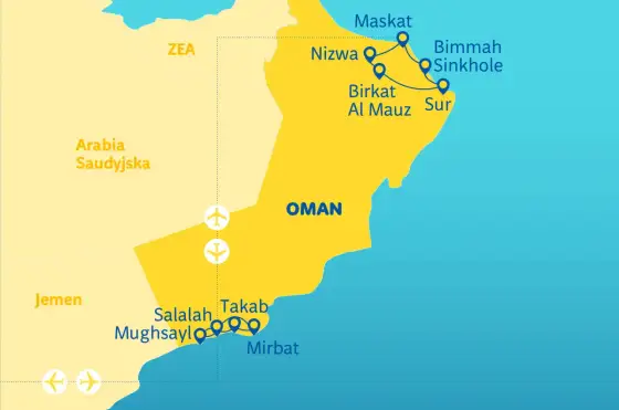 Oman samodzielnie - praktyczny plan podróży na 7-10 dni